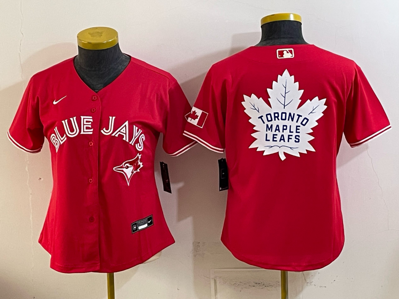 women 2026 Toronto Blue Jays blank red Game Nike MLB Jersey 0715008